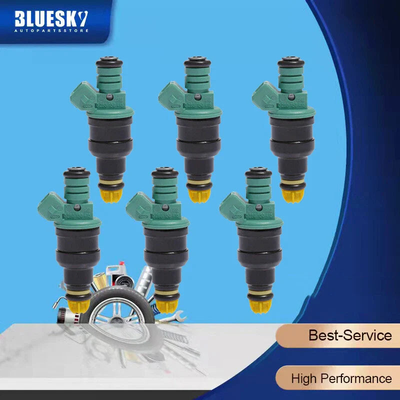 BMW 323 325 523 525 E36 E34 E39 2.5L 6X Fuel Injectors (1990-2005)