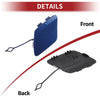 BMW 428i Estoril Blue Metallic Rear Tow Hook Cover Cap