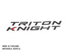 Mitsubishi Triton L200 3D Logo Emblem Badge (2006-2023)