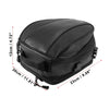 Motorcycle Seat Tail Bag Travel Rear Luggage Bag Waterproof 1680D Backpack Black