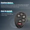 Chevrolet Tahoe 6 Key Buttons Shell Case (2007-2014)