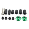 Dirt Bike Motor Green CNC 7/8" Handlebar End Weights Grips Cap Plugs