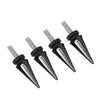 Harley Touring Road Glide 4 x Black Spike Windscreen Screw Bolts (1998-2025)