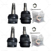 Jeep Grand Cherokee XJ WG WJ 4WD 4 x Lower & Upper Ball Joints (1993-2004)