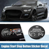 Ford Mustang (2015-2022) Black Engine Start Stop Button Decal Trim