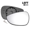 Ford B Max Left Side White Mirror Glass w/ Back Convex (2012-2018)