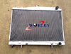 Nissan R33 R34 GT GTT GTR Aluminum Radiator & Silicone Hose Blue (1999-2000)