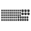 Harley Touring Road King Street Glide 62X Black Engine Bolt Caps (2017-24)