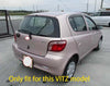 Toyota VITZ Hatchback 1999-2023 with LED Light Spoiler Wing ABS