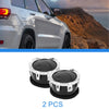 Ford F150 F250 F350 (2011-2016) ABS Black Silver 2 x Center Dash A/C Outlets