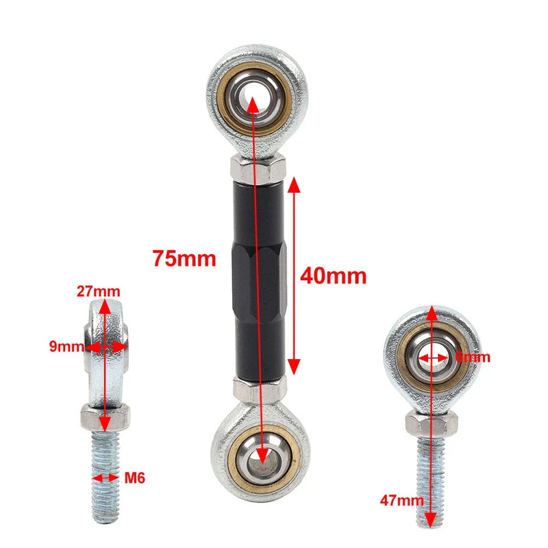 Harley Softail Touring & BMW CNC Gear Shift Linkage Rod 40mm