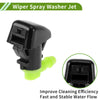 Dodge Black Windshield Washer Nozzle w/ Hose Connector
