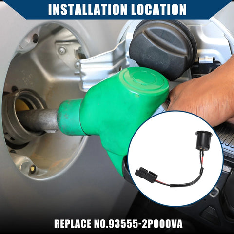 Kia Sorento (2011-2013) Durable Plastic Black Fuel Door Release Switch