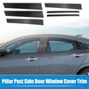 Honda Civic Sedan 6 Pcs Black Pillar Post Window Covers (2006-2011)