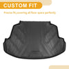 Toyota Corolla (2014-2019) Diamond Pattern TPE Cargo Liner Rear Trunk Mat