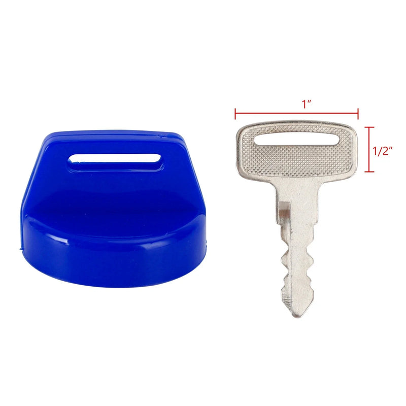 Polaris Scrambler, Sportsman, Ranger, RZR 5 x Key Covers Blue (2008-2023)