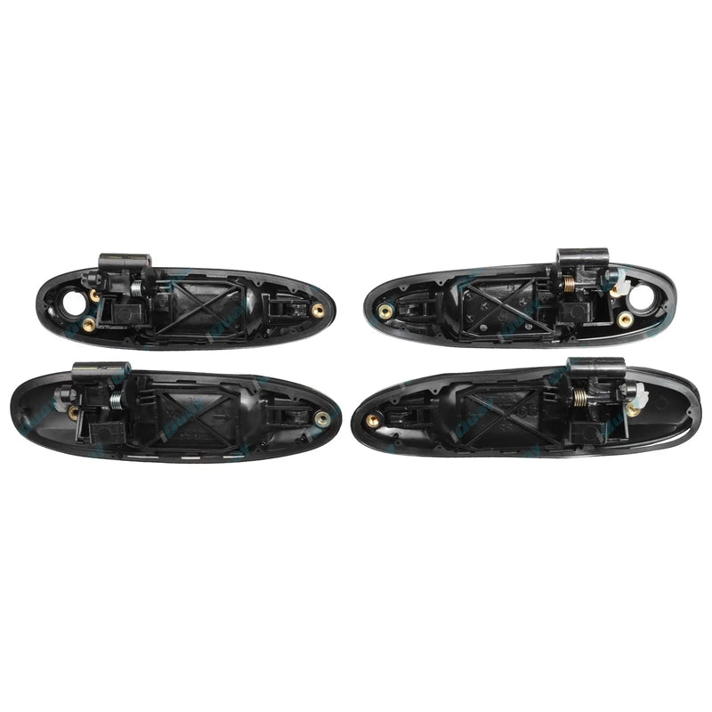 Toyota Landcruiser 100 105 Series Black Front & Rear Outer Door Handles