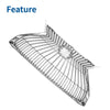 Lexus ES350 (2019-2021) Chrome Silver Tone Front Hood Bumper Grille