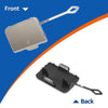 Mercedes-Benz C-Class Front Car Bumper Tow Hook Cover (2015-2021)