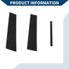 Honda City 6 Pcs Black Door Pillar Window Trim (2022-2024)