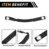 Jeep Wrangler (2018-2023) - Oxford Cloth Black 2 x Roll Bar Grab Handles