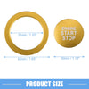 Lexus IS ES RX GS NX - Aluminum Gold Tone Ignition Button Sticker