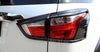 Isuzu MU-X MUX Black Carbon Tail Light Covers (2017-2019)