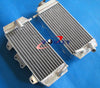 Yamaha YZF250 YZ250F Aluminum Radiator & Red Silicone Hose (2007-2009)