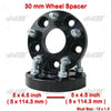 Mazda 3 6 CX-3 CX-30 CX-5 CX-9 30mm 12x1.5 Hub Centric Wheel Spacers