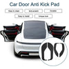 Ford Mustang (2022) - Black Car Door Anti Kick Pad Sticker Protector