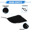 Mercedes-Benz C300 (2008-2011) Black Rear Bumper Tow Hook Eye Hole Cap