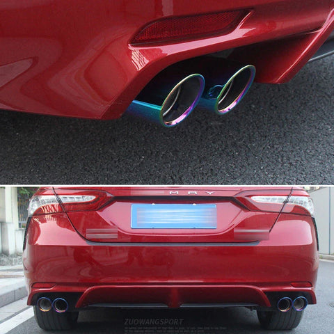 Toyota Camry 2018-2020 Pair Car Stainless Steel Exhaust Muffler End Tip Fit