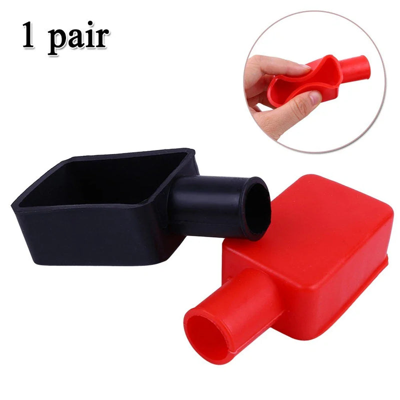 Equipment 2 x PROTECTION Battery Terminal Cover Rubber Cap Cover