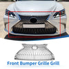 Lexus ES350 (2019-2021) Chrome Silver Tone Front Hood Bumper Grille
