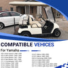 Yamaha Golf Cart 2 x Wheel Hub & Cover Cap (G8-G27)