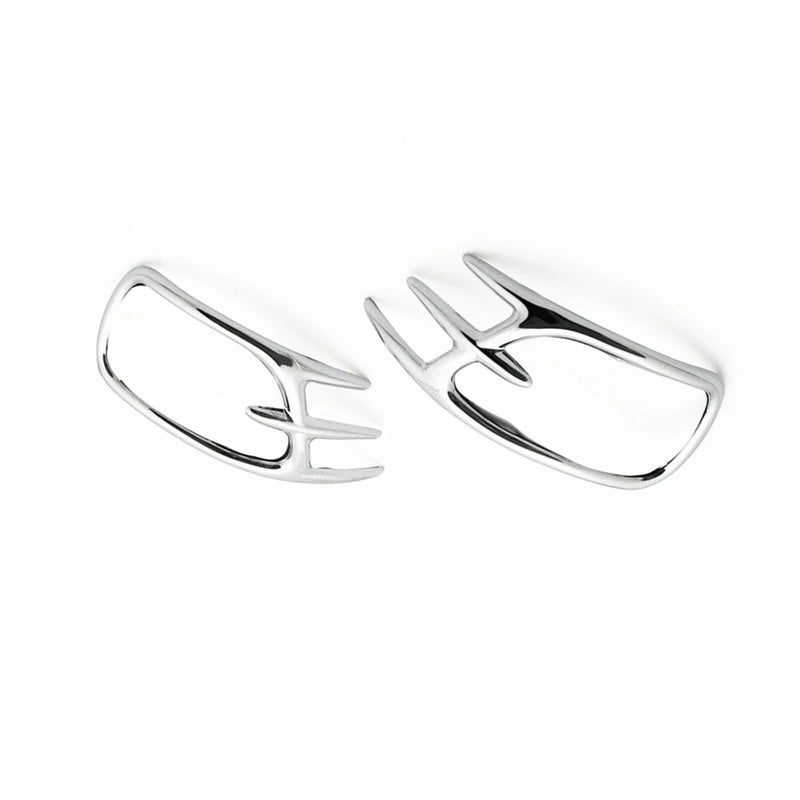 Honda Goldwing GL1800 2 x Chrome Fairing Rearview Mirror Back Trim (01-17)