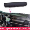 Toyota Hilux Dash Cover / Non-slip Leather / Dash Carpet & Mat (2016–2026)