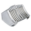 Harley Touring Road King Electra Glide Chrome Oil Cooler Cover (17-22)