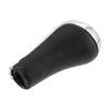 BMW X1 E84 Faux Leather Black Silver Tone 5 Speed Manual Shift Knob Head