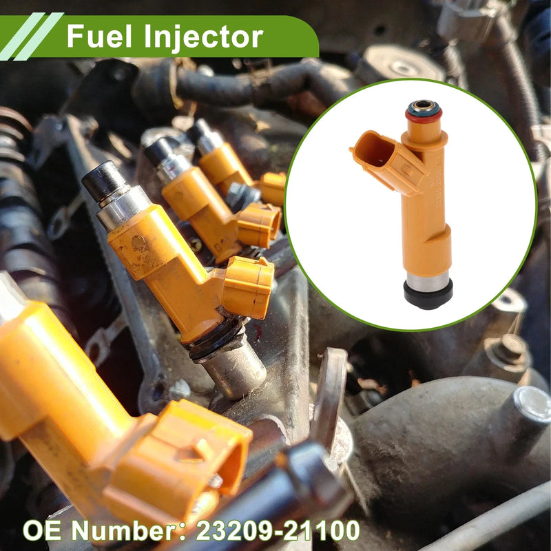 Toyota RACTIS 1.5 (2010-2016) Orange Fuel Injector 1 Pcs