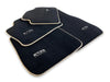 BMW 1 Series E87 Premium Black Beige Floor Mats (2004-2013)