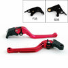 Suzuki GSXR 1000 600 750 Red Long Clutch Brake Levers (2001-2023)