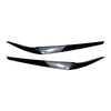 BMW 5 Series G30 2017-2023 Gloss Black Headlight Eyelid Trim