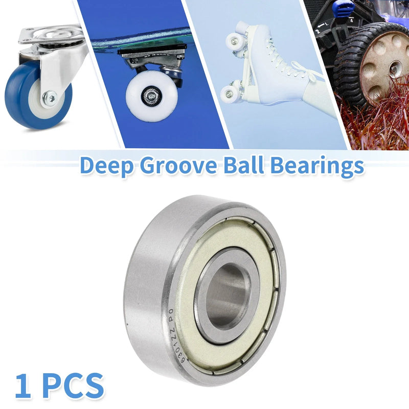 Scooter Skateboard Wheel Deep Groove Ball Bearings P0 / 12x37x12mm /