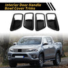 Toyota Tundra Carbon Fiber Interior Door Handle Bowl Covers (2022-2024)