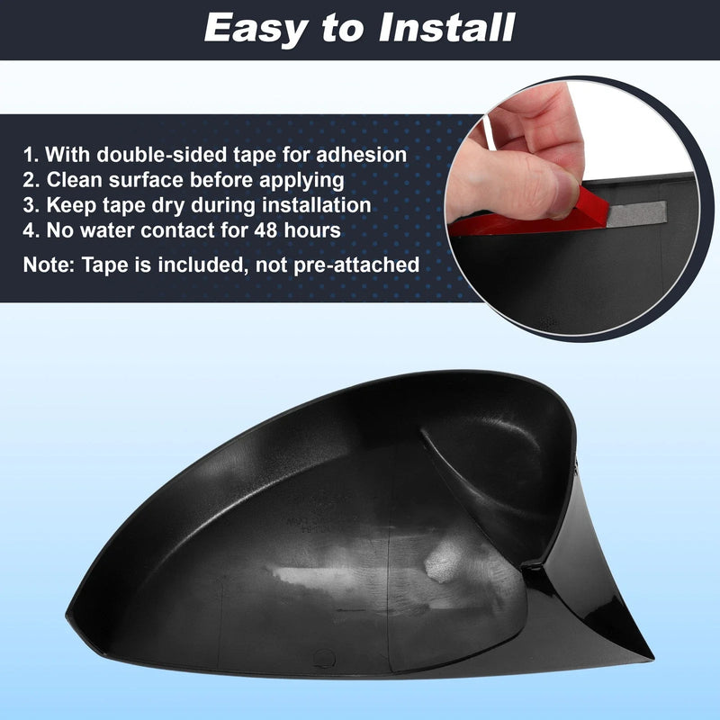 Honda Civic 2 x Left & Right Ox Horn Wing Mirror Covers (2022-2025)