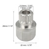 BMW Hollow Car Anti-Theft Wheel Lock Lug Nut Key