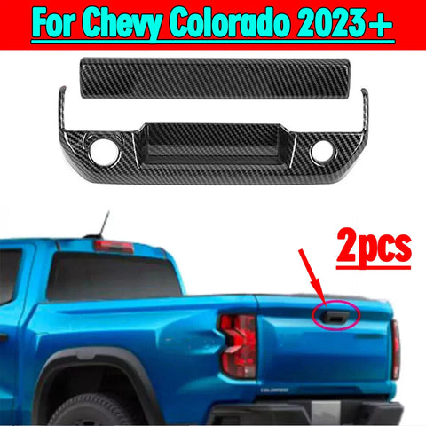 Chevy Colorado Tailgate Rear Trunk Door Handle Cover Trim (2023–2024)