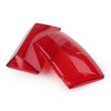 Harley Touring Red Rear Fender Tip Mud Guard Light Lens Cover (2014-2023)