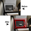 Subaru WRX STi Red Dashboard Side Air Vent Outlet Cover Trim (2015-2021)